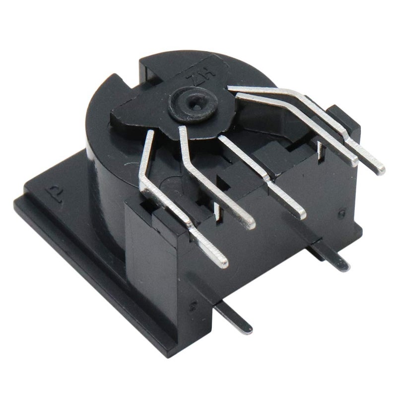 Xiaoyztan 5 Pin DIN Female Chassis Connector Socket, Panel Mount & PCB Mount DIN 5 Female Audio Video Jack Connector for TV LCD Monitor Computer, 10 Pcs - Image 2